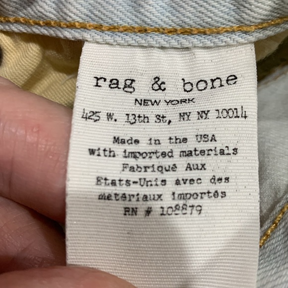 Rag & Bone size 26 jean skirt - Picture 8 of 9